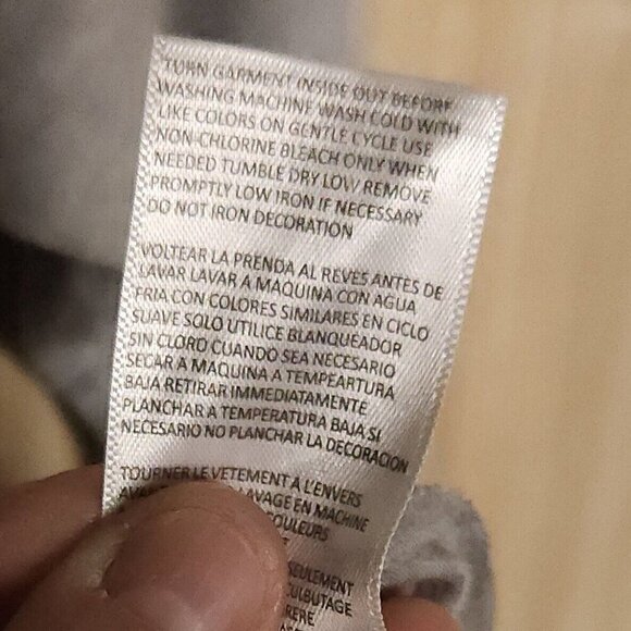 University Of Kansas Grey Long Sleeve Super Soft Shirt  By Alta Gracia Small - Picture 5 of 6